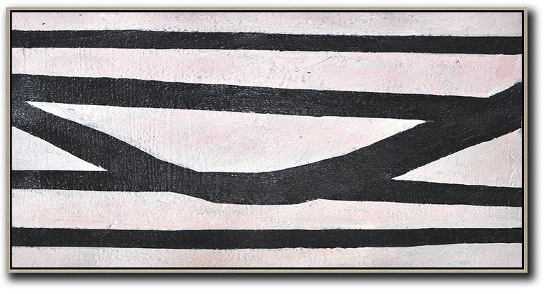 Huge Abstract Painting On Canvas,Hand-Painted Oversized Horizontal Minimal Art On Canvas,Home Decor Canvas